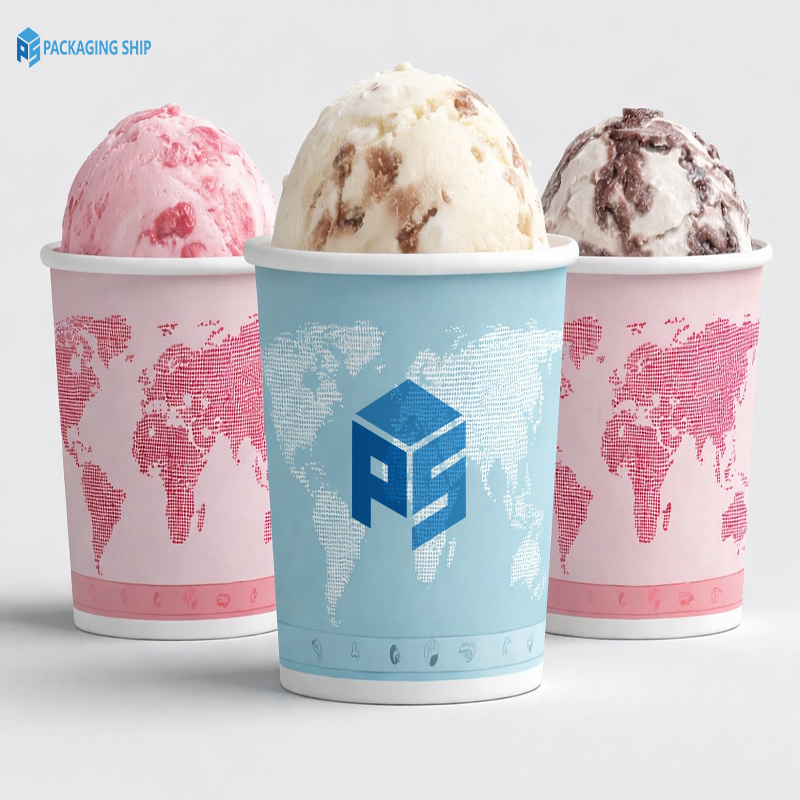 Custom Printed Ice Cream Cups